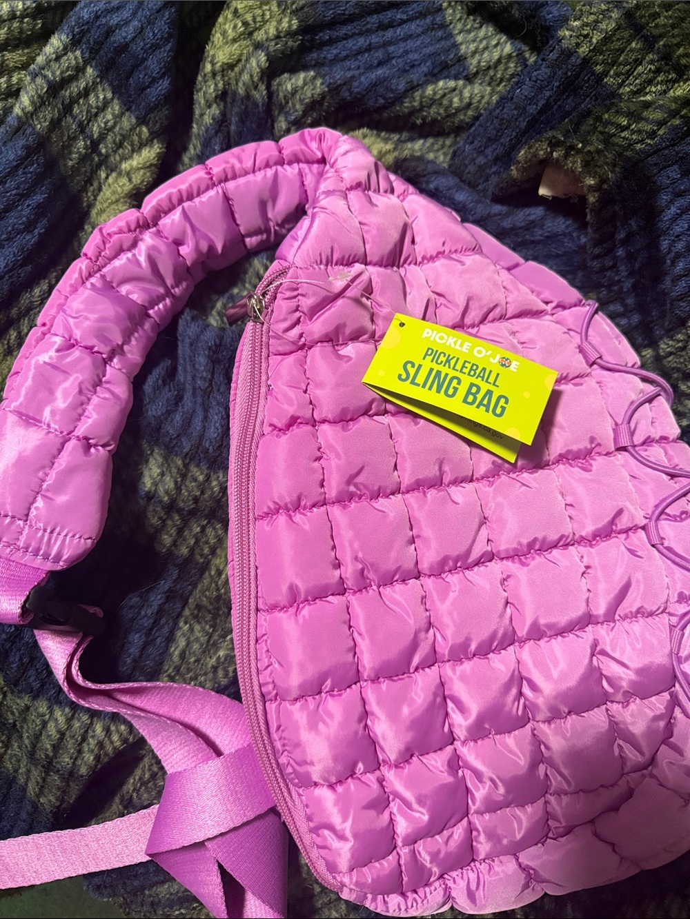 Pink pickleball bag